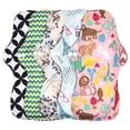 thumbnail image 4 of EASTIN Extra-size Bamboo Cotton Menstrual Pad Reusable Washable Sanitary Panty Liner, 4 of 8