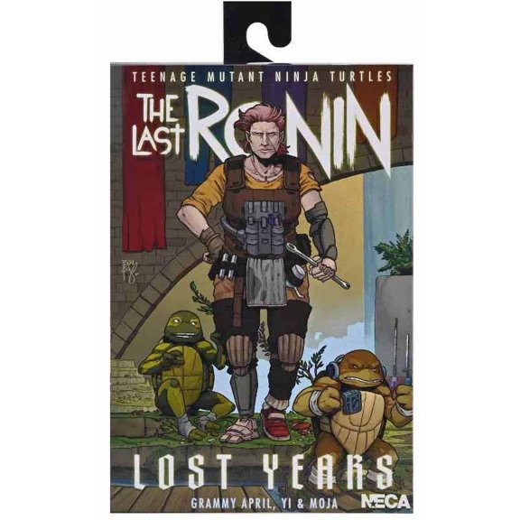 Les Tortues Ninja le Dernier Ronin Figurine Articulée de 7 Pouces Lost Years Ultimate - Grammy Avril avec Yi et Moja