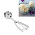 thumbnail image 4 of Ice Cream Scoop, Fruit Digging Ice Cream Scooper Polished Multiple Sizes  For Kitchen For Restaurant Diameter 6CM, 4 of 8