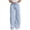 Blue, variant on MIASHUI Girls Pants High Waist Straight Leg Jeans for Girls Cute Casual Denim Trousers with Bow Embroidery Comfortable Loose Fit for Everyday Wear