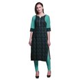 thumbnail image 1 of Bimba Cotton Printed Straight Kurtis For Women Panel Kurta Summer Tunic-X-Large, 1 of 6
