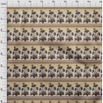 thumbnail image 3 of oneOone Polyester Lycra Tan Fabric Geometric|Leaves & Floral Block Sewing Craft Projects Fabric Prints By Yard 56 Inch Wide, 3 of 4