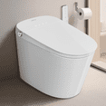 thumbnail image 1 of Bidet de Toilette Intelligent avec Réservoir Intégré, Hauteur de Siège Confortable ADA, Bidet de Toilette Allongé à Double Chasse, Siège Affleurant/ouvert avec Capteur de Pied, 1 of 11
