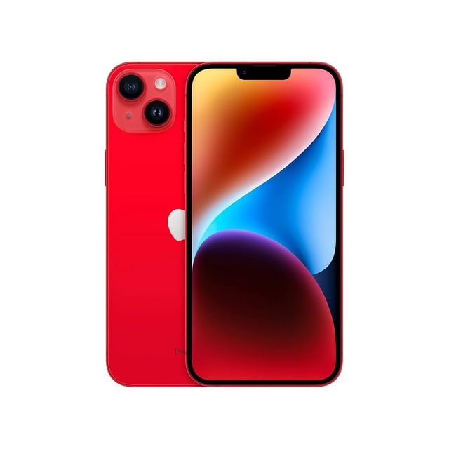 Apple iPhone 14 Plus Remis à Neuf – Téléphone Intelligent 128 Go – Rouge – Déverrouillé - Remis à Neuf Bon