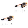 thumbnail image 3 of ziyahi EMAX EMX-SV-0275 ES08MA II 12g Metal Gear Analog Servo Stable Performance Style Made Of ABS. Style And Exquisite Workmanship.Easy To Install And Durable For Long Time .wide Application 2Set, 3 of 6