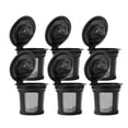 thumbnail image 4 of 6Pcs Reusable Coffee Capsule Cups Refillable Filter Accessories for Keurig K Cup, 4 of 10