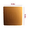 thumbnail image 3 of Oleegame 1PC Tin Foil Roll DIY Baking Tool 6 / 8 Inch Round Square Cake Mat Lace Moustito, 3 of 3