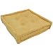 thumbnail image 3 of Coussin de Sol Carré 20 Pouces avec Boutons - Citron, 3 of 5