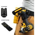 thumbnail image 2 of 2 Pcs Ceinture à Outils - Support de Perceuse Portable - Pochette à Outils pour Électriciens, Charpentiers, Constructeurs, ABS et Nylon, Sac Ceinture Pochette à Outils, 2 of 3