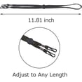 thumbnail image 3 of [10PCS] Adjustable Length Face Mask Lanyard, Mask Neck Strap Holder, Masks Elastic Chain Buckle, Mask Lanyard Clips, Lanyards for Face Masks,Sanitary Masks Strap Extenders(Black), 3 of 5