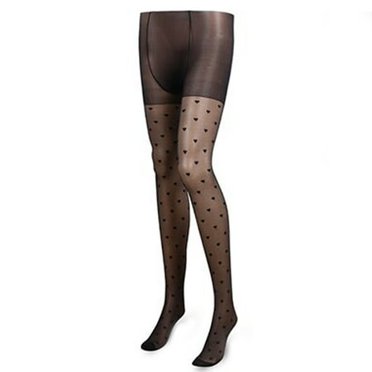 FhsagQ Socks Socks for Women Bodysuit Women's Vintage Tattoo Stockings Heart Print Thin Mesh Pantyhose Women's Socks Nightwear Socks for Women Plus Size with Robe Black One Size