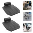 thumbnail image 3 of Universal Wheelchair Footrest Elevating Leg Rest Durable Black PP Material for Home Use 2pcs, 3 of 8