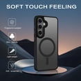 thumbnail image 5 of [PST] Samsung Galaxy S25 / S24 Case, Matte Rubber Hybrid Back Cover with Magnetic MagSafe Compatible, 5 of 5