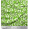 thumbnail image 1 of Soimoi Rayon Fabric Floral Mandala Printed Fabric 1 Yard 42 Inch Wide, 1 of 3