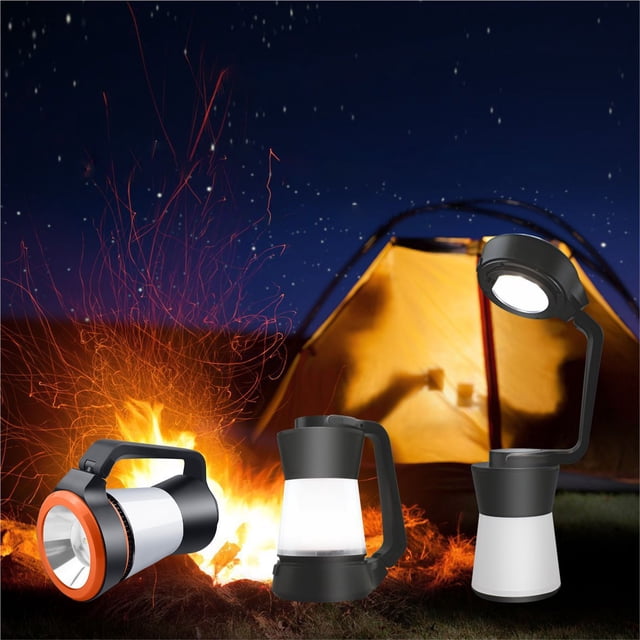 Yhmxh Camping Essentials Travel Essentials Camping Gear Outdoor Multifunctional 3-in-1 Camping Light Flashlight Lighting LED Portable Tent Light Home Table Lamp Charging Models Camping Lights