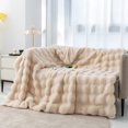 thumbnail image 1 of LOVEVER Ultra Soft Fluffy Blankets Queen Size for Bed – Fuzzy Faux Fur Sherpa Fleece Queen  Full Size  Tie-dye Decorative Gift   Warm Thick Queen  for Bed  90x90 Inches  640, 1 of 6