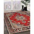 thumbnail image 3 of Ahgly Company Machine Washable Indoor Rectangle Traditional Tomato Red Area Rugs, 5' x 7', 3 of 7
