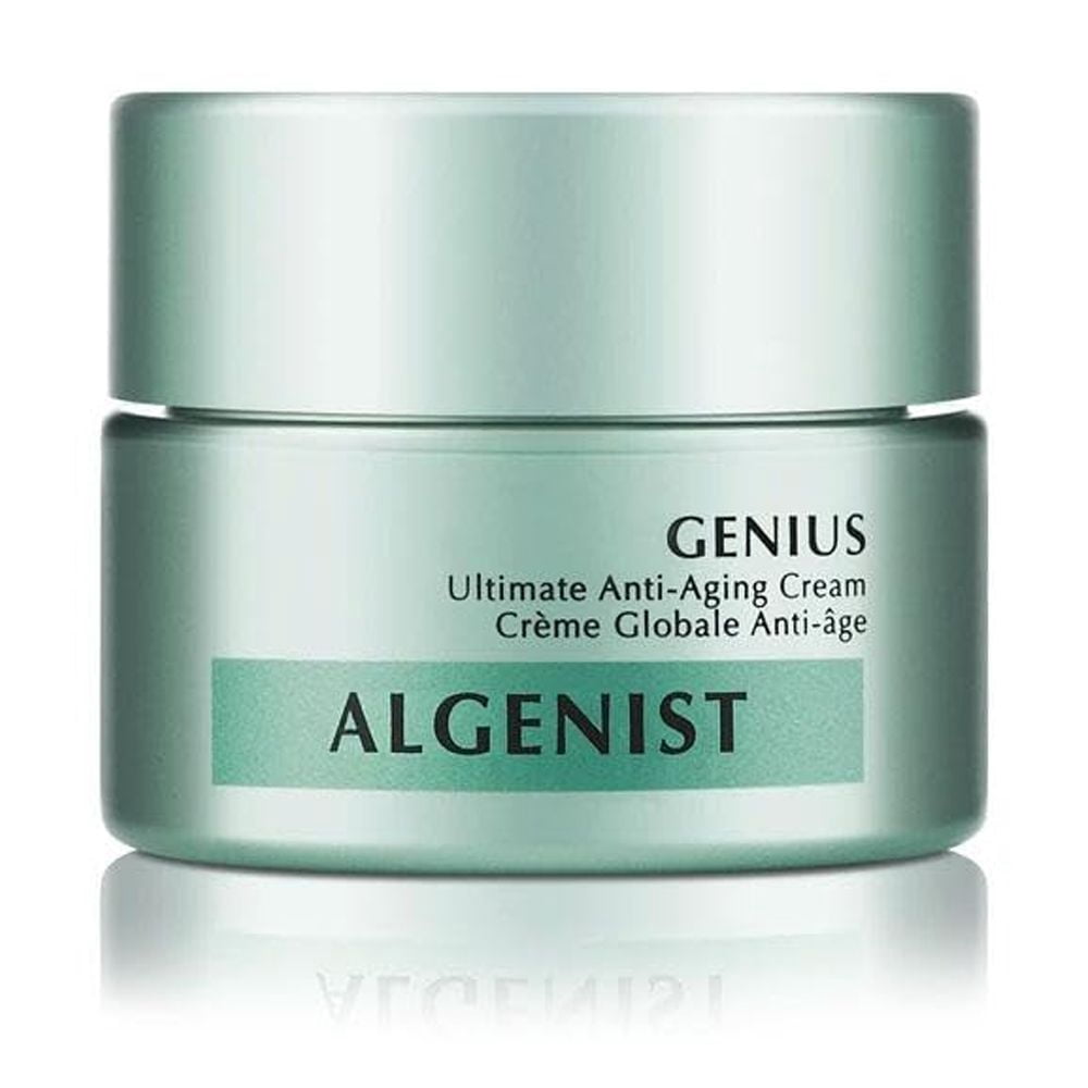 Algenist GENIUS Ultimate Anti-Aging Cream, Travel Size - Vegan Firming & Smoothing Moisturizer with Alguronic Acid & Microalgae Oil - Non-Comedogenic & Hypoallergenic Skincare
