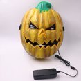 thumbnail image 4 of Halloween Head Mask Pumpkin Head Light up Full Face Costume Mask Cosplay Mask, 4 of 4