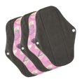 thumbnail image 2 of Serviettes Menstruelles Lavables, Serviette Sanitaire Réutilisable Finition Soignée Imperméable Respirante Forte Absorption d'Eau pour la Maison pour Femmes pour Sorties M25, 2 of 8