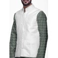 thumbnail image 4 of Atasi Ensemble Kurta Pyjama Indien pour Hommes, Veste Imprimée Classique Décontractée, 4 of 5