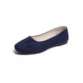 thumbnail image 1 of MAWCLOS Chaussures Décontractées pour Femmes Chaussures de Marche Confort à Enfiler Ballerines Mode Bout Carré Ballerine de Soirée Noir Bleu 7, 1 of 4