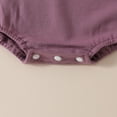 thumbnail image 4 of JDQJBZ Unisex Baby Sleeveless Romper Solid Color Cotton Jumpsuit Summer, 4 of 5