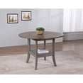 thumbnail image 4 of Arthur 5-Piece Drop-Leaf Dining Set, Oak/Grey, 4 of 6