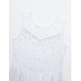 thumbnail image 4 of inhzoy Robe de Patinage Artistique pour Filles Enfants avec Strass et Paillettes, Patineuse de Ballet Danseuse, Costume Scintillant Blanc 16, 4 of 7