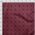 thumbnail image 4 of oneOone Silk Tabby Black Fabric Block Craft Projects Decor Fabric Printed By The Yard 42 Inch Wide-Y4, 4 of 5