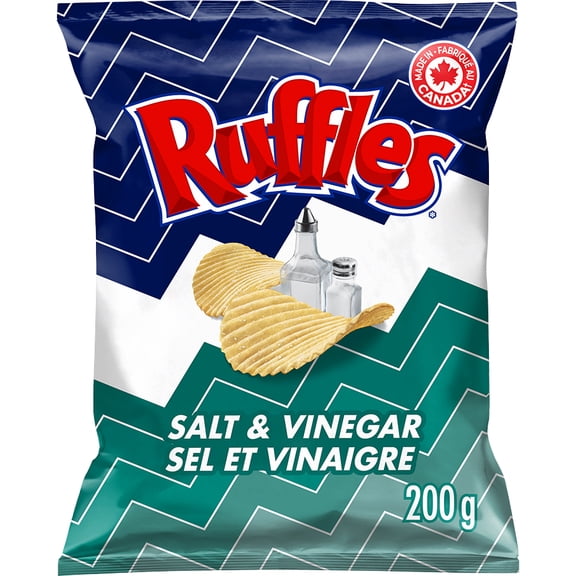Ruffles Salt & Vingear flavoured Potato Chips