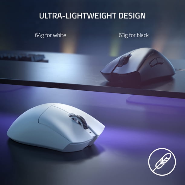 Razer DeathAdder V3 Pro Wireless Gaming Mouse: 64g Lightweight