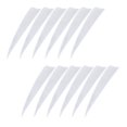 thumbnail image 2 of jinwen 12pcs 4" Fletches Fletching DIY Shaft Decoration Tool - White, 2 of 9