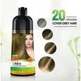 thumbnail image 2 of Refurbished Herbishh NL Shampooing Colorant pour Cheveux Gris, 500 ml, Lin, 2 of 4