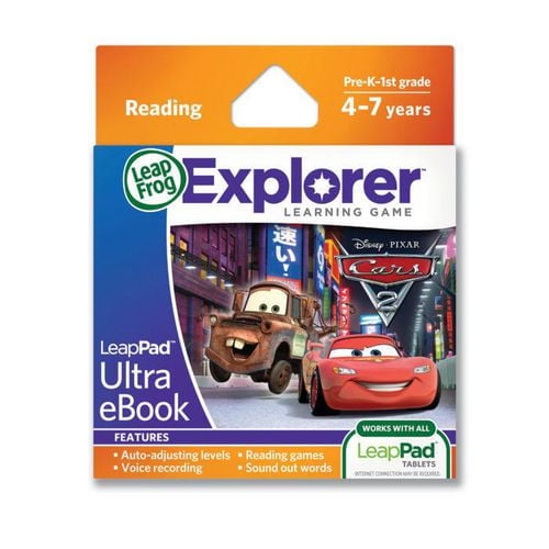 Cartouche de l'ultra e-livre LeapPad1/LeapPad2™ Disney Pixar Cars2- Version anglaise