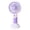 Purple, variant on Pcksrro Small household appliances deal!Handheld Fan Portable Handheld Fan Desktop Student Handheld Fan USB Charging Mini Fan