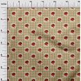 thumbnail image 2 of oneOone Silk Tabby Fabric Check|Leaves & Rose Floral Print Fabric By Yard 42 Inches Wide, 2 of 4