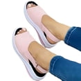 thumbnail image 4 of LSLJS Summer New Style Casual Fashion Fish Mouth Suede Women's Platform Sandals, 4 of 5