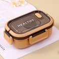 thumbnail image 5 of RKSTN Lunch Box Meal Prep Containers Adult Bento Box, Stackable 3-Compartment Lunch Box with Removable Utensil Set and Sealing Strap, Bpa-Free, Food Container Ideal for Meal Prep, Work, 5 of 5