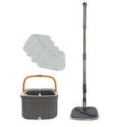 Mop and Bucket with Wringer Set Mop and Bucket with Wringer Set Support Self Separation Sewage and Clean Water Telescopic Stainless-Steel Mop Cleaning Bucket Mop for Floors Kitchen