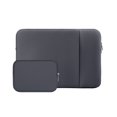 thumbnail image 1 of CUITING Housse de Protection pour Ordinateur Portable 14 Pouces Doublure Douce et Moelleuse Sac de Transport avec Poche avant et Pochette pour Accessoires Compatible avec Notebook 14” Chromebook (Gris Amélioré), 1 of 6