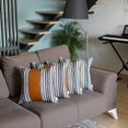 thumbnail image 1 of Vegan Faux Leather Set of 4 Decorative Throw Pillow Cover, 1 of 3