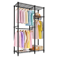 thumbnail image 1 of QinaQin Heavy-Duty Metal Clothes Rack - Freestanding Wardrobe Storage System - Adjustable Shelves and Hanging Rods - Large Storage Capacity, Suitable for Bedrooms and Laundry Rooms, 1 of 7