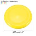 thumbnail image 2 of Unique Bargains 9 Inch Flying Disc Outdoor Playing Training Soft Flyer Disk, Yellow/Blue/Green/Red/White 10 Pack, 2 of 7