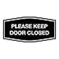 thumbnail image 3 of Signs ByLITA Fancy Please Keep Door Closed Sign - Security and Safety | Durable Material | Easy to Install (Black/Silver) - Medium 1 Pack, 3 of 4