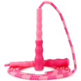 thumbnail image 1 of Jump Rope for Kids Women Men Keeping Fit,Workout and Weight Loss,Soft Beaded Adjustable Segmented Fitness Skipping Rope - 9 Feet-Pink, 1 of 7
