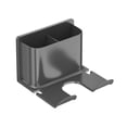 thumbnail image 1 of Binwennn Hair Dryer Storage Rack Punch Bathroom Hair Dryer Storage Bracket Bathroom Wall Mounted Hair Dryer Storage Rack Storage Rack (Two Grids) Counter Mat Clothes Hanger Stand Modern Dish Drying, 1 of 4