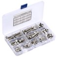 thumbnail image 1 of 90pcs Hexagonale Vis de Tête de Douille, 1/4-20UNC en Acier Inoxydable Hexagonal Tête Vis Kit d'Assortiment avec Étui de Rangement, 1 of 8