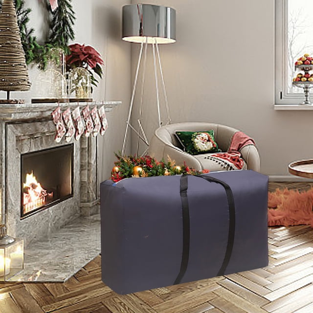 RYRDWP Large Clothing Storage Bags 100L Clothes Storage Bag Foldable Clothing Storage Bags With Zippers Clothes Bags For Storage Christmas Tree Storage Bag Fits
