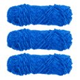 thumbnail image 1 of Unique Bargains Fil Chenille Polyester Bleu, 3 Écheveaux, 1 of 7